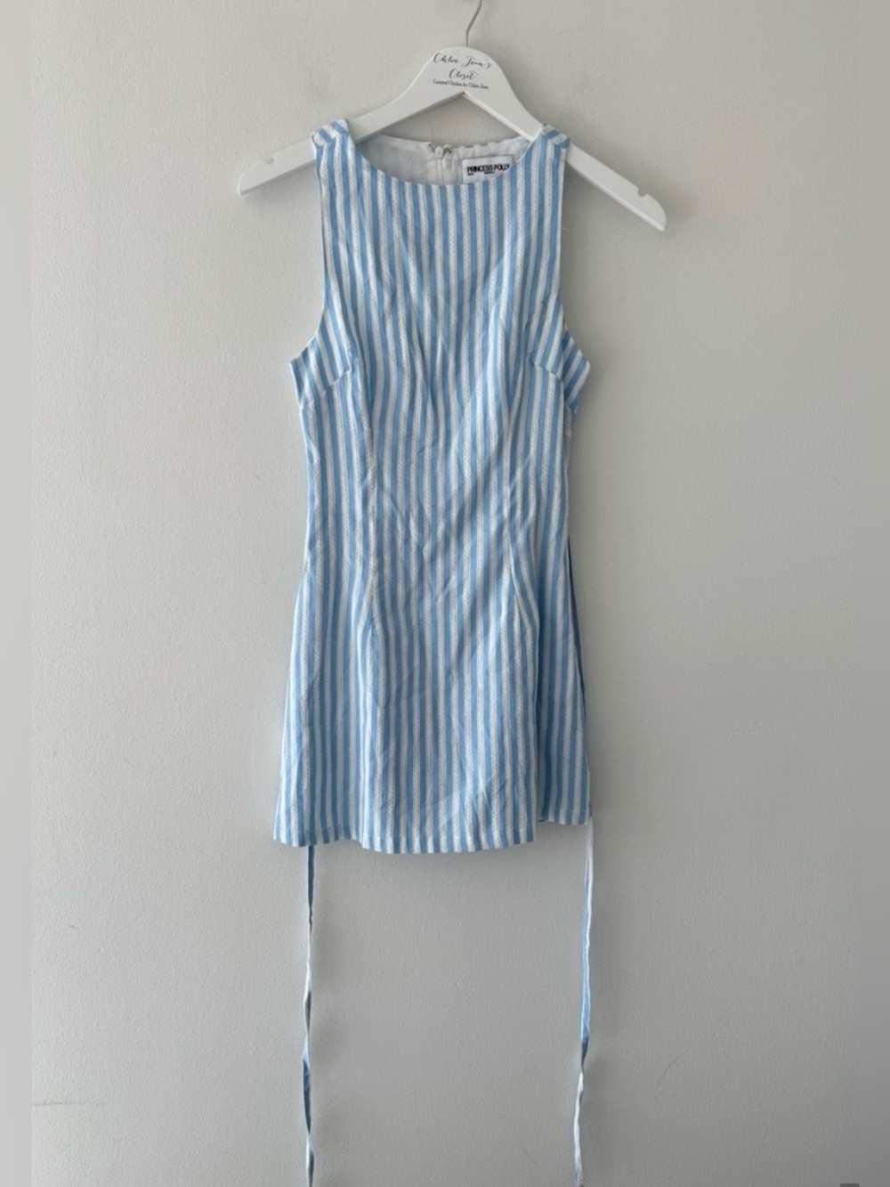 Princess Polly Romper in Blue Stripe 0
